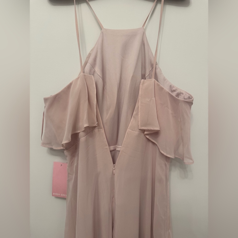 NEW Birdy Grey JULES DRESS CHIFFON DUSTY ROSE MEDIUM NWT - Picture 4 of 11